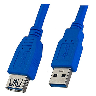 Кабель USB 3.0 штекер - USB 3.0 гнездо Perfeo, 1.8м
