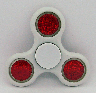 HAND SPINNER в коробке,голография, белый