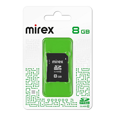 Карта памяти SDHС Mirex 8Gb (Class 10)
