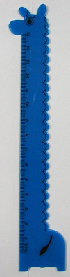 Линейка "Зоопарк" 15см, синяя