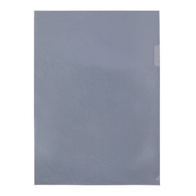 Папка-Уголок A4 Expert Complete Premier, 180мкм, прозрачная, серый