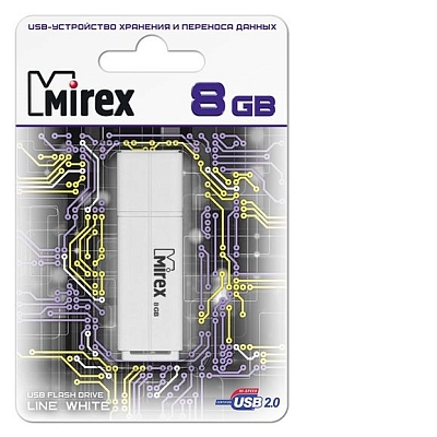 Mirex 8Gb LINE WHITE