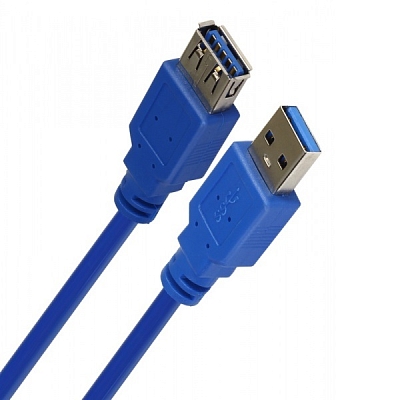 Кабель USB 3.0 штекер - USB 3.0 гнездо Smartbuy, 1.8м