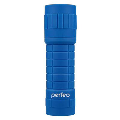 Фонарь ручной Perfeo LEDA  (3 x AAA), 1 LED, синий