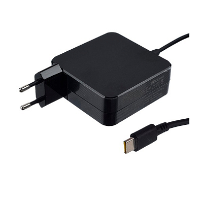 Блок питания с кабелем Type-C GoPower PD 65W, черный