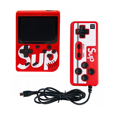 Портативная игровая приставка Sup Game box Plus, 400 игр, дополнительный джойстик для второго игрока