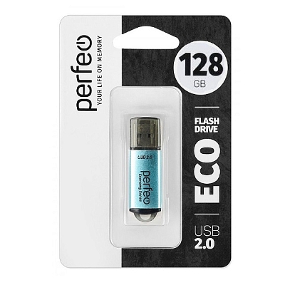 Perfeo 128Gb E01 BLUE economy series