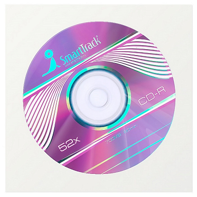 CD-R Smart Track 700Mb 52x (Бумажный конверт)
