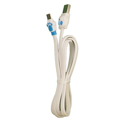 Smile "Панда" USB вилка - Type-C вилка, белый, 1м