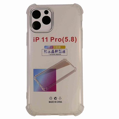 Клип-кейс iPhone 11 Pro Силикон-2 прозрачный