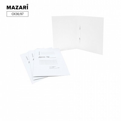 Скоросшиватель ДЕЛО немелованный картон, плотность 320 г