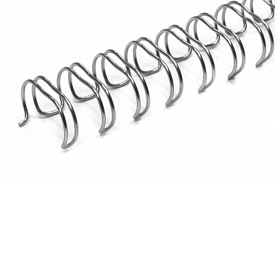 Пружины металлические, А4, 9,5мм (3/8"), серебро, 100 штук, 34 петли, до 75 листов