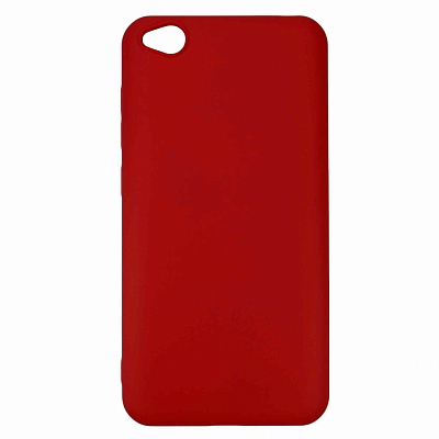 Клип-кейс Xiaomi Redmi Go Силикон непрозрачный, красный 