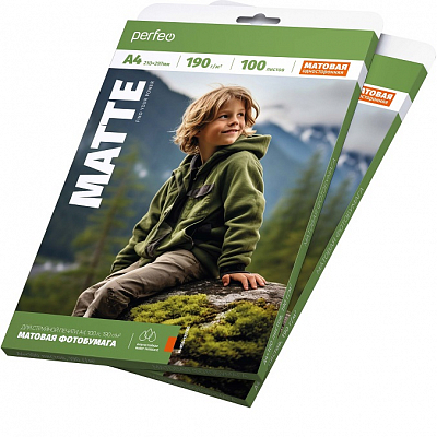 Фотобумага Perfeo матовая А4 190г/м 100 листов (M16)