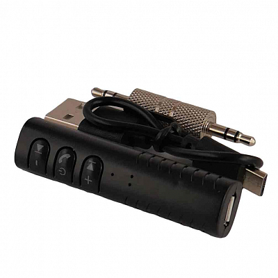 Аудио-ресивер Bluetooth B09, AUX (3.5 гнездо), черный