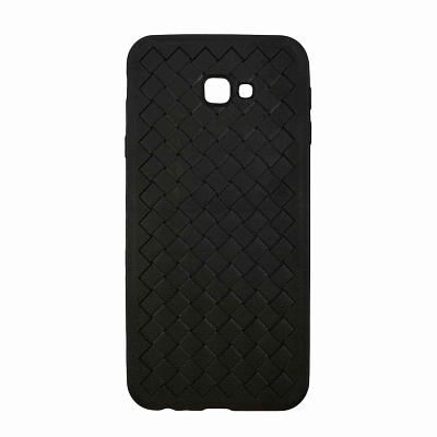 Клип-кейс Samsung J4 Plus Плетение, черный