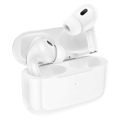 Bluetooth наушники внутриканальные BOROFONE TWS BW93 с микрофоном, ANC, белый. Футляр-зарядка 300mAh