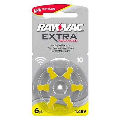 Rayovac ZA10 Extra (Блистер 6 шт.)