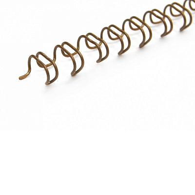 Пружины металлические, А4, 4,8мм (3/16"), бронза, 100 штук, 34 петли, до 30 листов