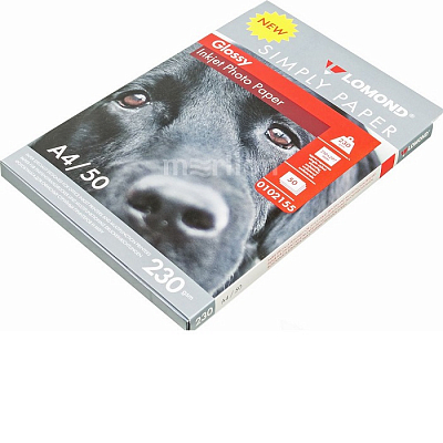 Фотобумага Lomond SIMPLY PAPER глянцевая А4 230г/м 50 листов 
