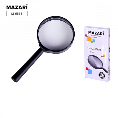 Лупа MAZARI с пластиковым держателем d-50мм, 2-х кратное увеличение