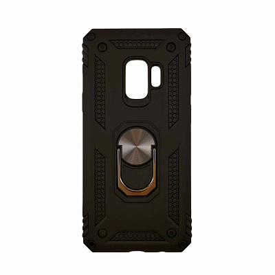 Чехол Samsung S9 M1, кольцо и магнит, черный
