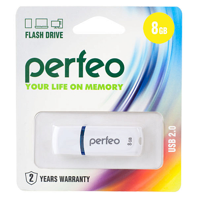 Perfeo 8Gb C09 White