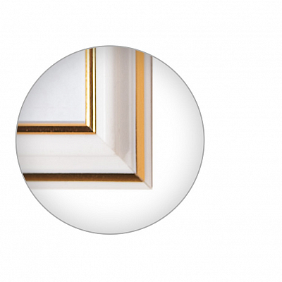 Фоторамка 20x20 пластиковая Зебра 300 Белый