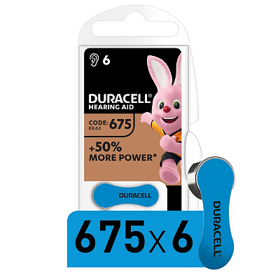 Duracell ZA675 (Блистер 6 шт.)