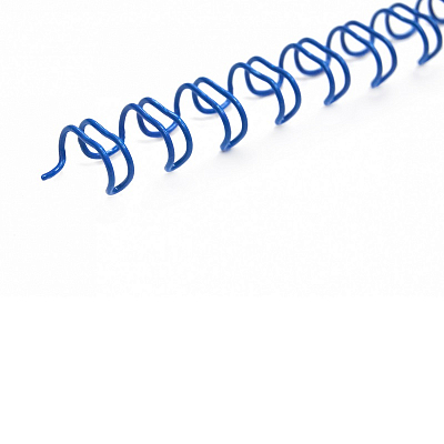 Пружины металлические, А4, 4,8мм (3/16"), синий, 100 штук, 34 петли, до 30 листов