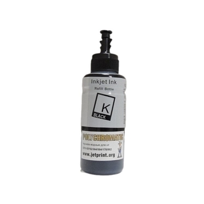Чернила Polychromatic для HP 178/177/920/655/121/122/27/28, 100 мл, Black, водные