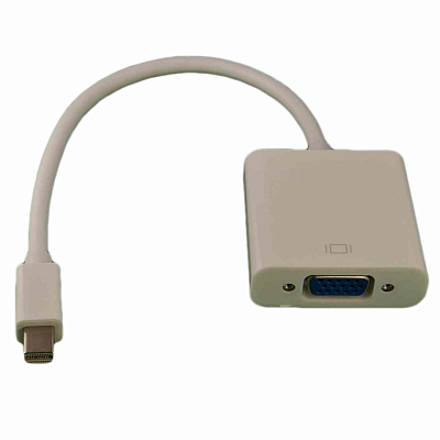 Адаптер VGA гнездо - Mini DP штекер, белый