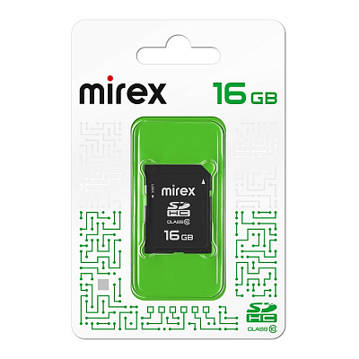 Карта памяти SDHС Mirex 16Gb (Class 10)