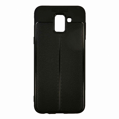 Клип-кейс Samsung S9 Матовый, под кожу, черный