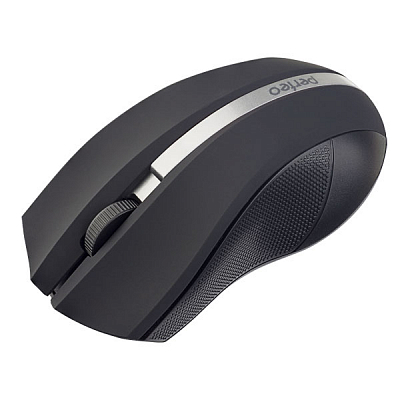 Беспроводная мышь Perfeo VERTEX USB, черно-серебристый