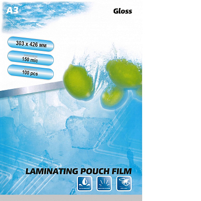 Пленка для ламинаторов А3, 150 микрон, 100 листов, LF