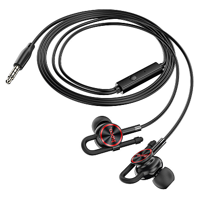 Наушники внутриканальные hoco M84 с микрофоном, черный