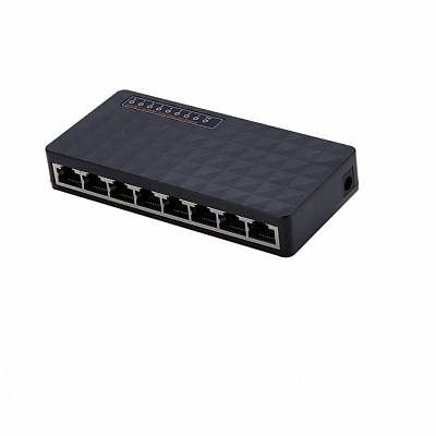 Сетевой коммутатор ND-NS0800, 8 портов, 10/100Mbps, белый