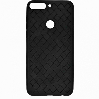 Клип-кейс Honor 7C Плетение, черный