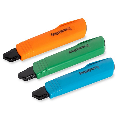 Строительный нож 18 мм, пластиковый, SK5, Smartbuy Tools