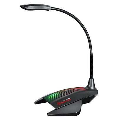 Микрофон игровой MARVO MIC-01, проводной, 1.5 метра, USB, черный