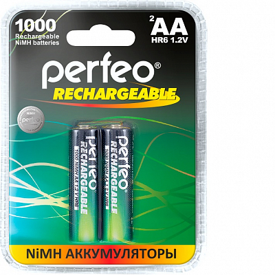 Perfeo AA 1000 (Блистер 2 шт.)