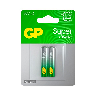 GP LR03 Super G-TECH (Блистер 2 шт.)